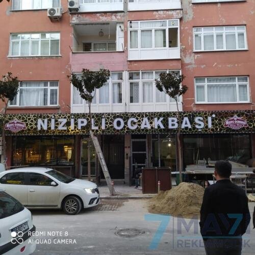 Nizipli Ocakbaşı Kutu Harf